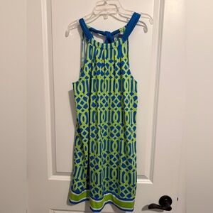 Mud Pie Blue and Green Dress